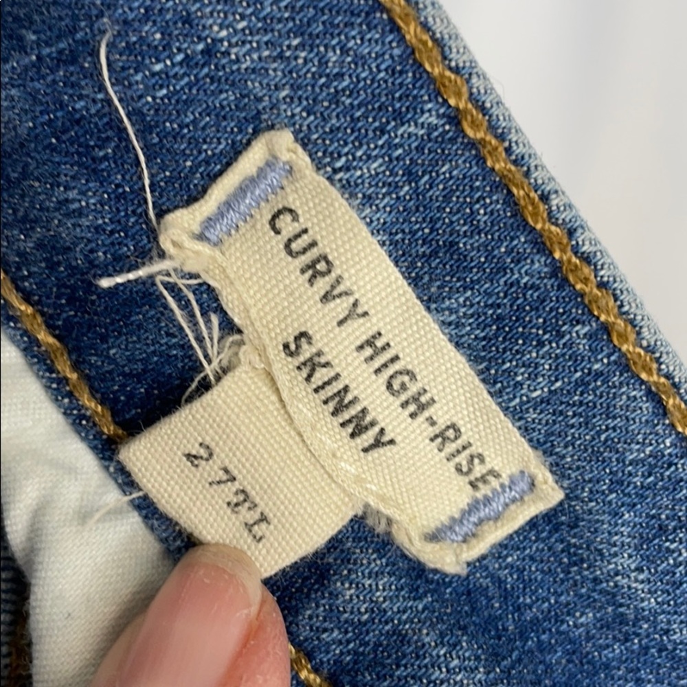 NWOT Madewell Curvy High-Rise Skinny Jeans 27 Tall - Picture 8 of 15